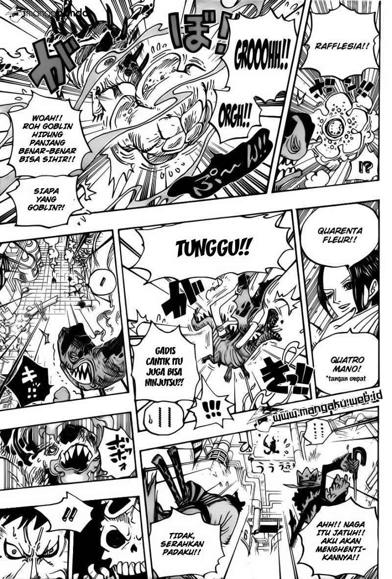 One Piece Chapter 682 Gambar 16