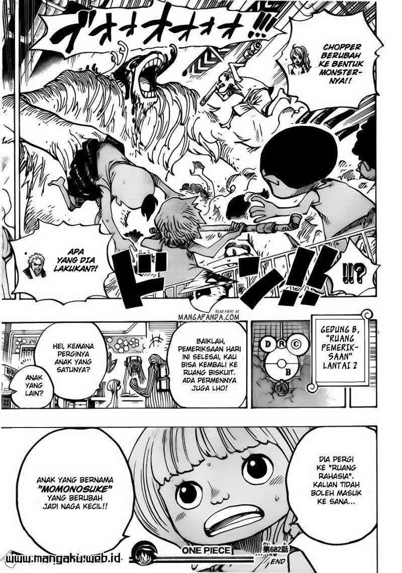 One Piece Chapter 682 Gambar 20