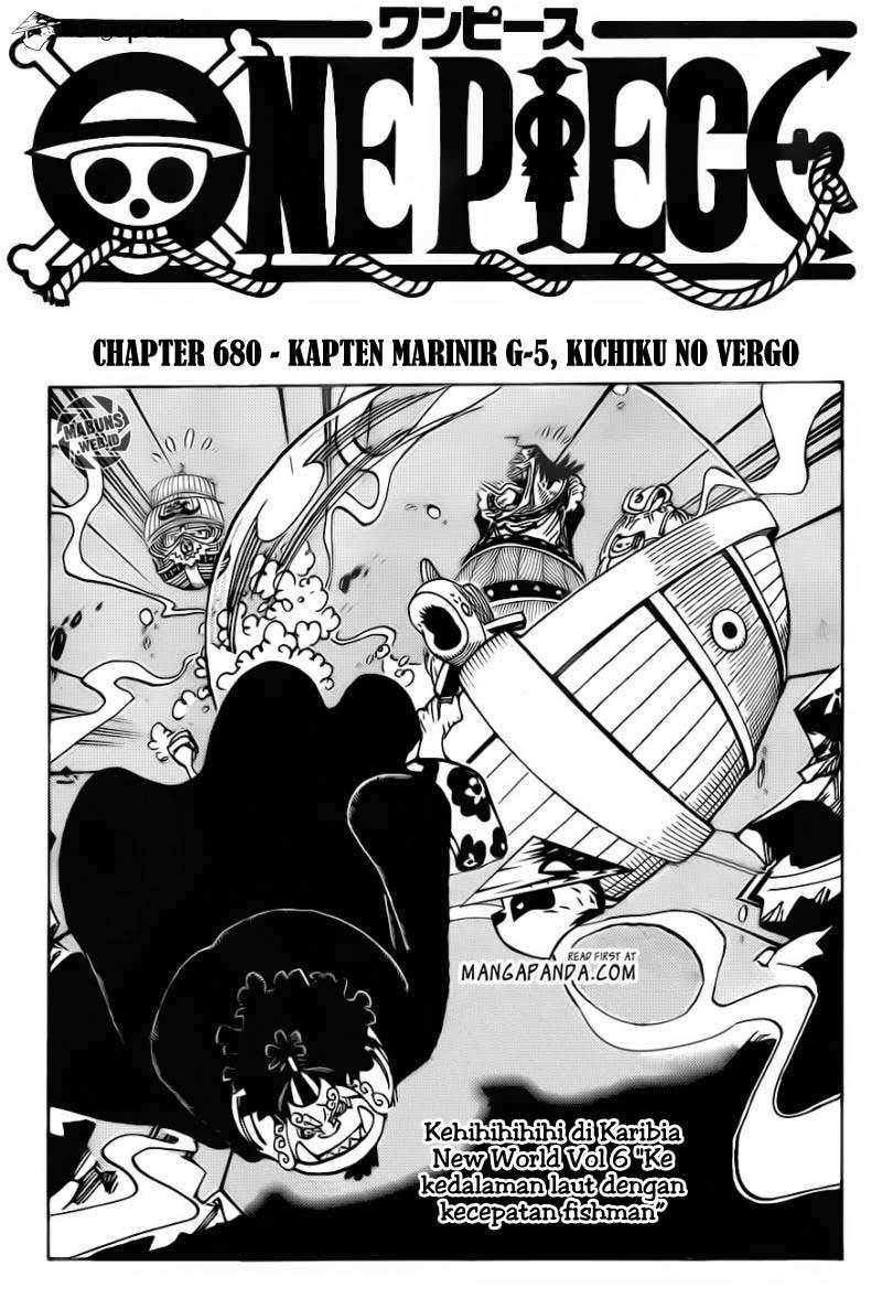 Baca Manga One Piece Chapter 680 Gambar 2