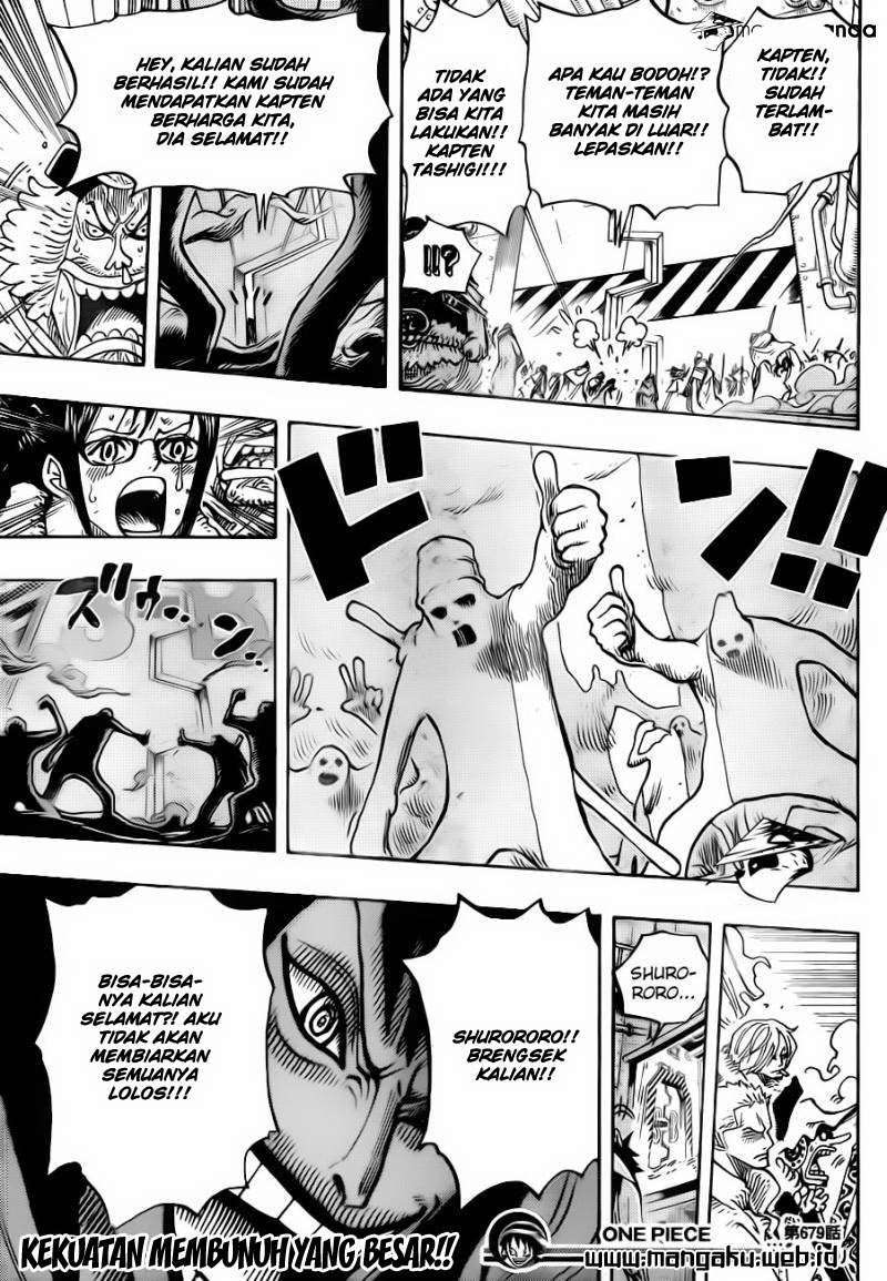 One Piece Chapter 679 Gambar 19