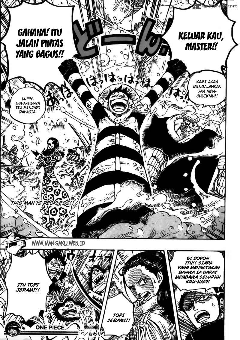 One Piece Chapter 669 Gambar 18