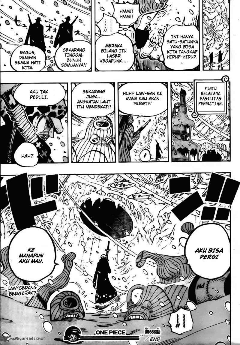 One Piece Chapter 666 Gambar 18