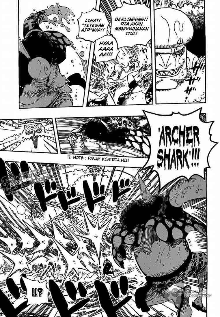 One Piece Chapter 617 Gambar 7