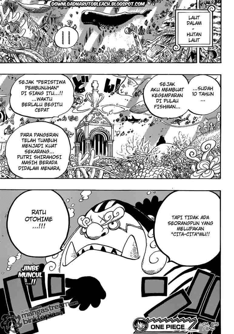 One Piece Chapter 615 Gambar 17