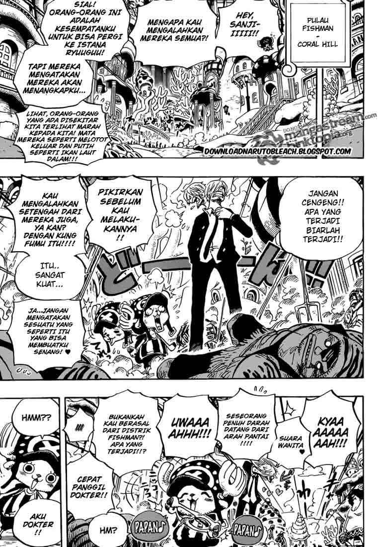 One Piece Chapter 615 Gambar 5