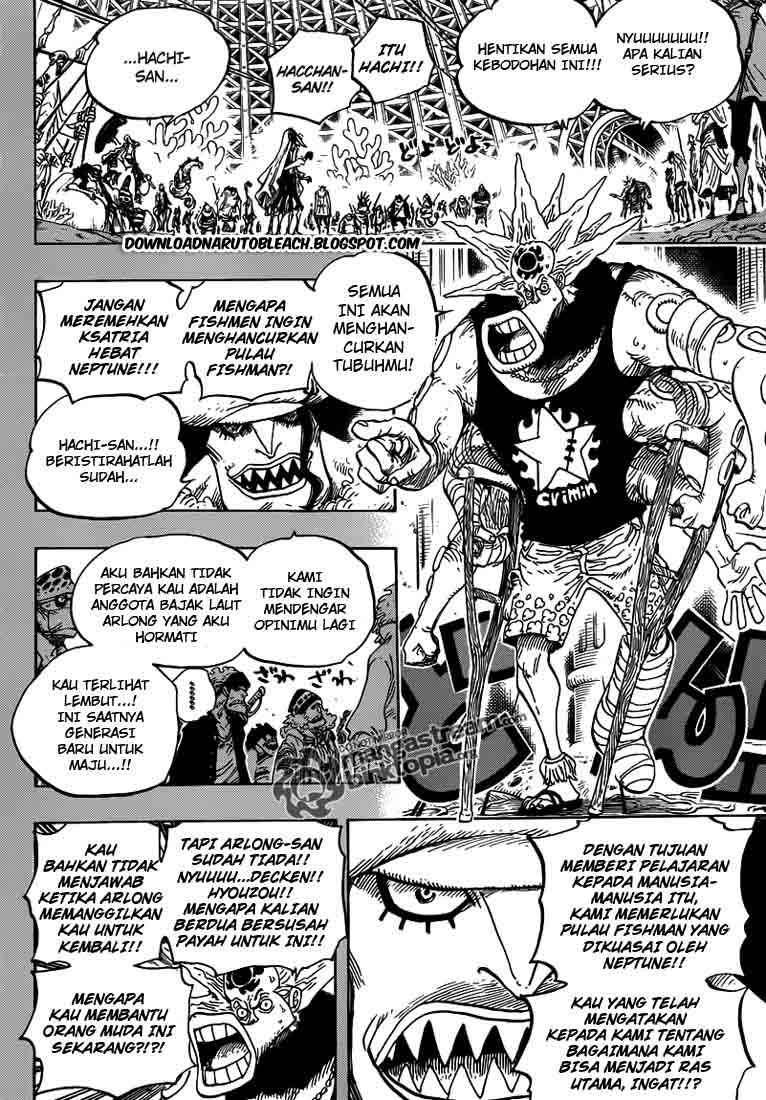 One Piece Chapter 615 Gambar 8
