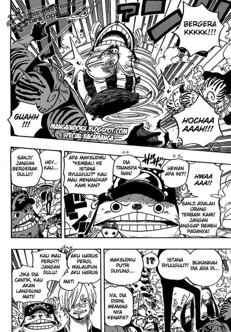 One Piece Chapter 614 Gambar 9