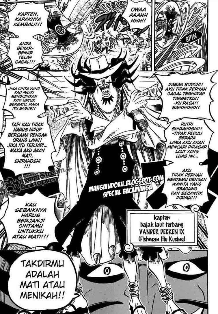 One Piece Chapter 613 Gambar 3