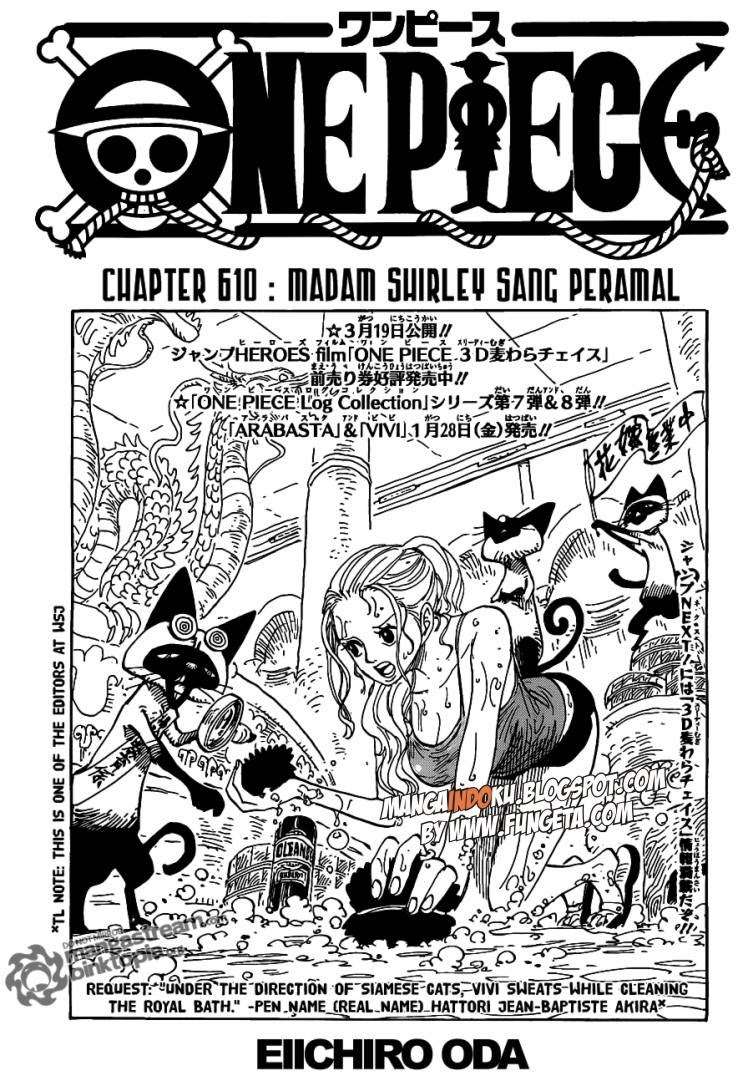 Baca Komik One Piece Chapter 610 Gambar 1