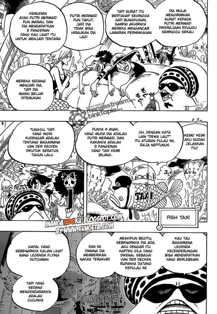 One Piece Chapter 610 Gambar 11