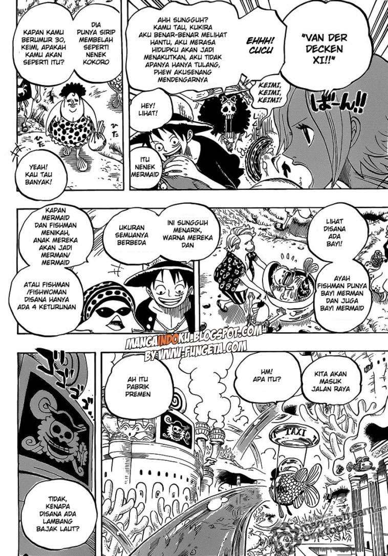 One Piece Chapter 610 Gambar 12