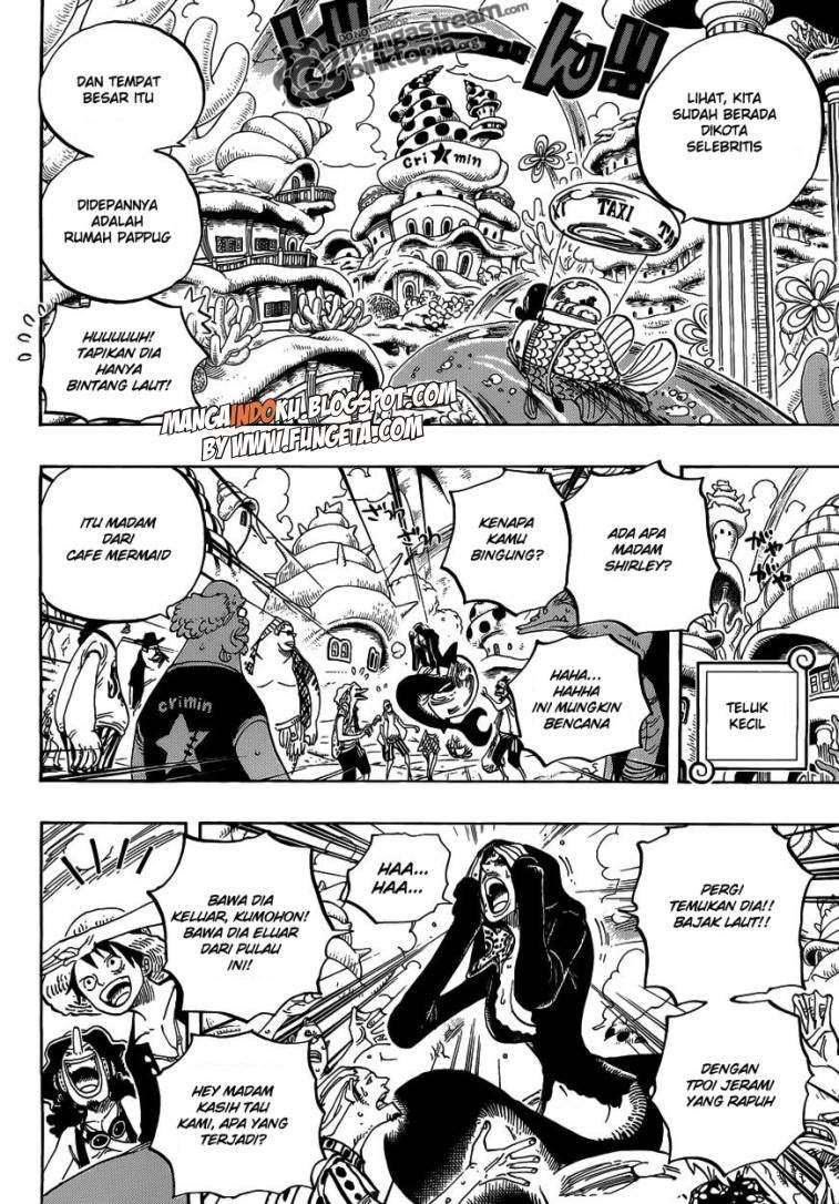 One Piece Chapter 610 Gambar 14