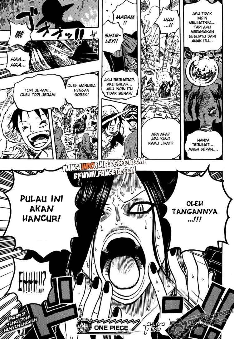 One Piece Chapter 610 Gambar 15