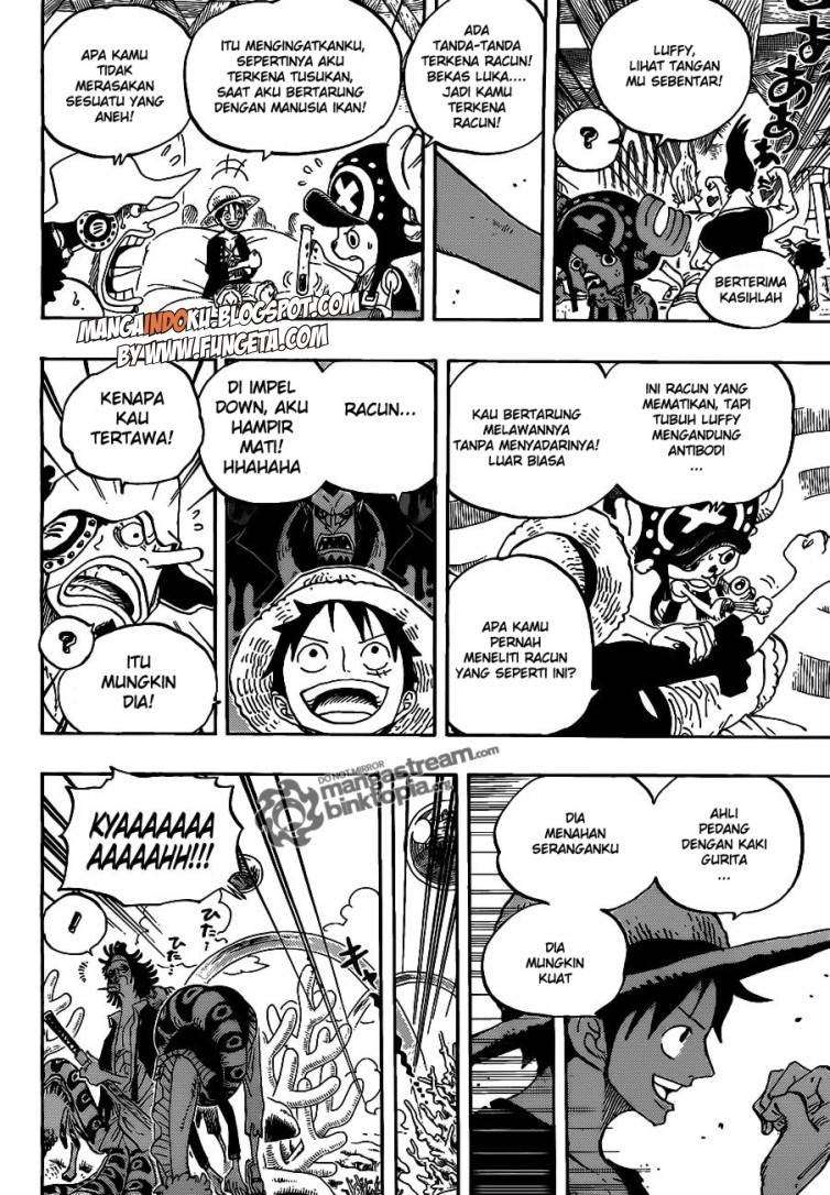 One Piece Chapter 610 Gambar 4