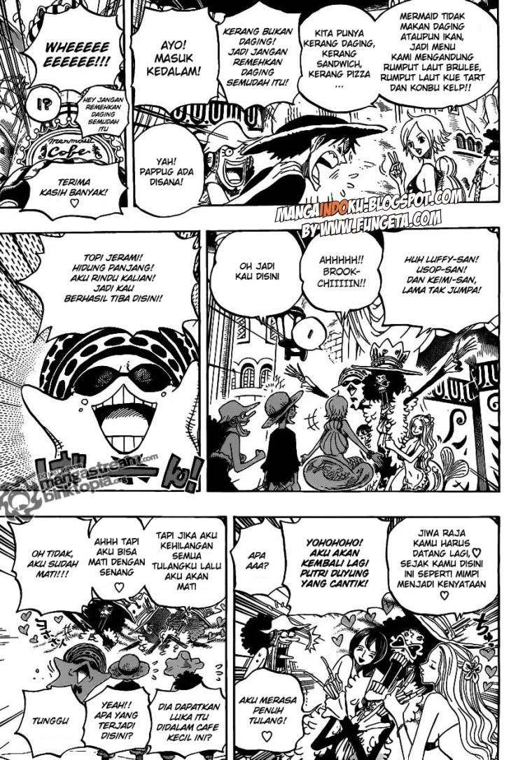 One Piece Chapter 610 Gambar 9