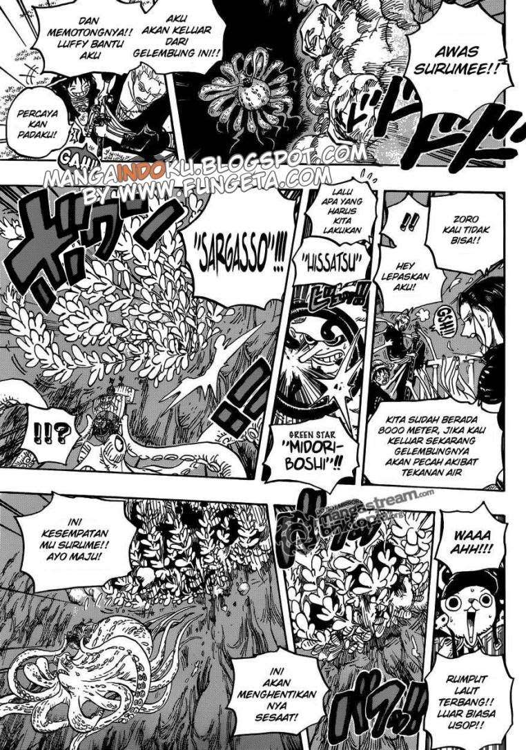 One Piece Chapter 607 Gambar 8