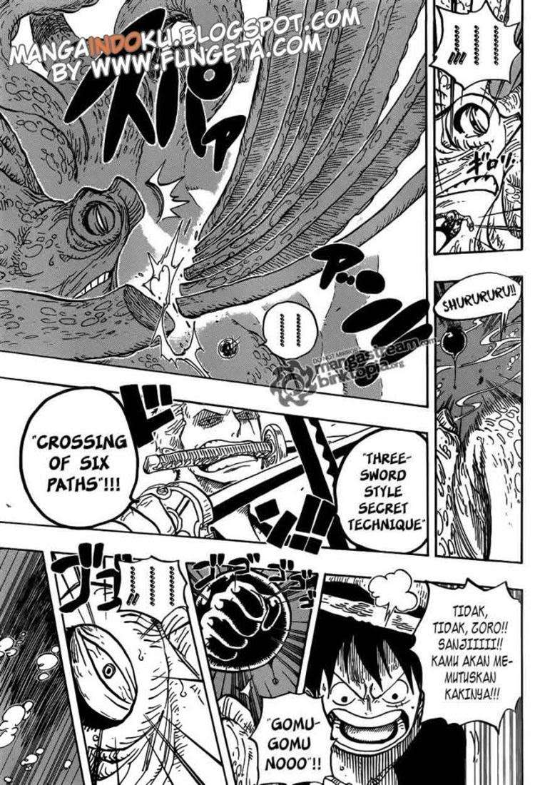 One Piece Chapter 605 Gambar 13