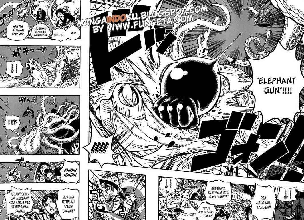 One Piece Chapter 605 Gambar 14