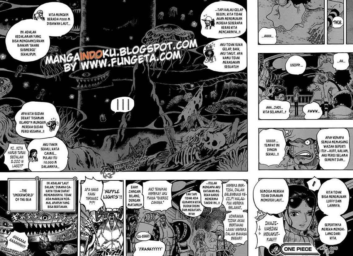 One Piece Chapter 605 Gambar 16