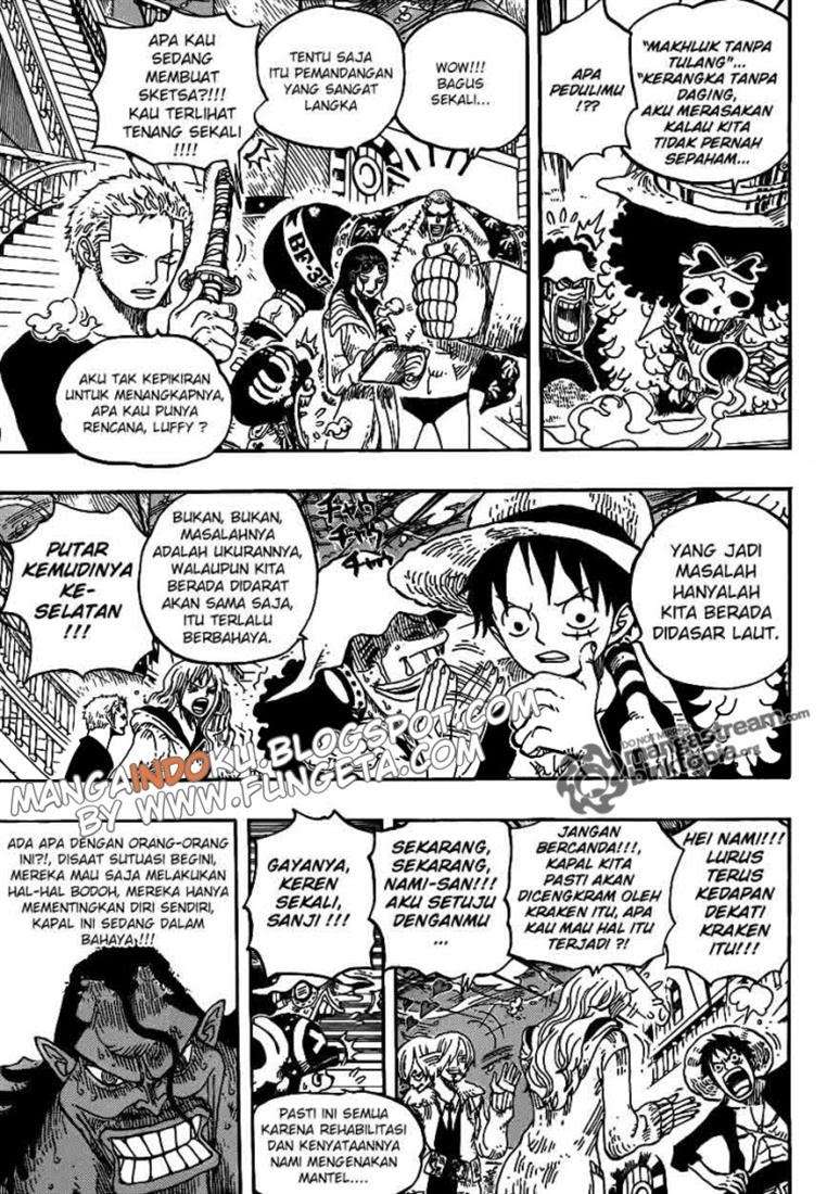 One Piece Chapter 605 Gambar 3