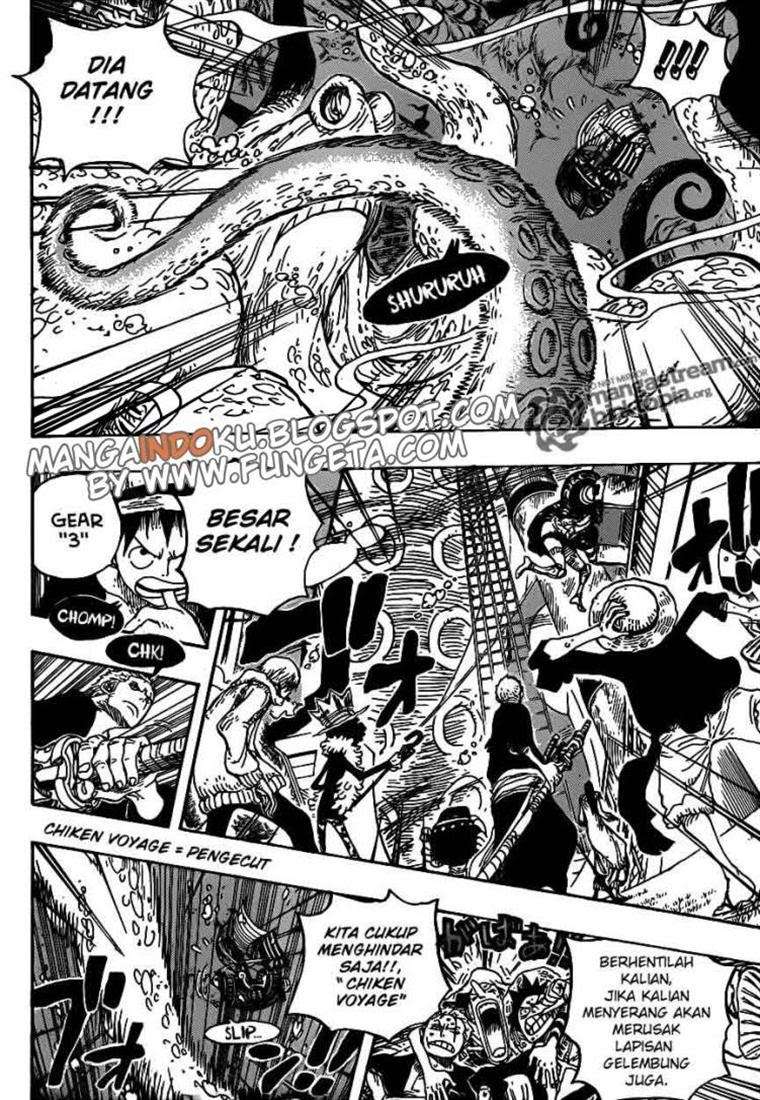 One Piece Chapter 605 Gambar 6