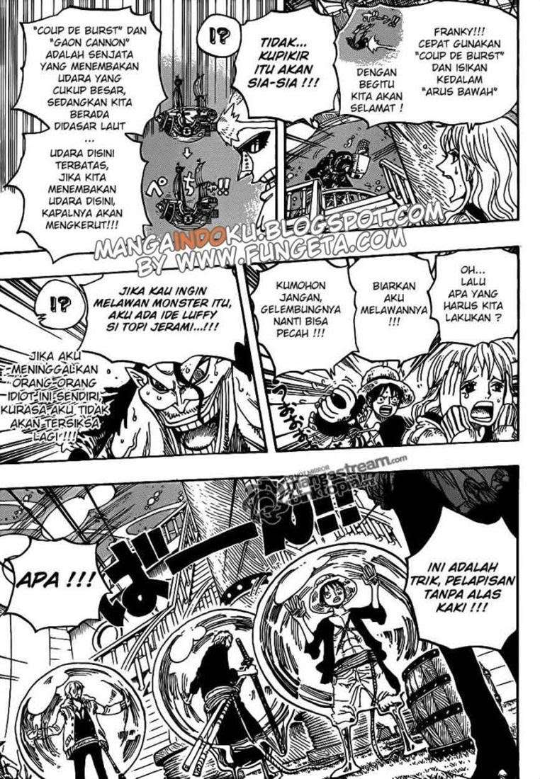 One Piece Chapter 605 Gambar 7
