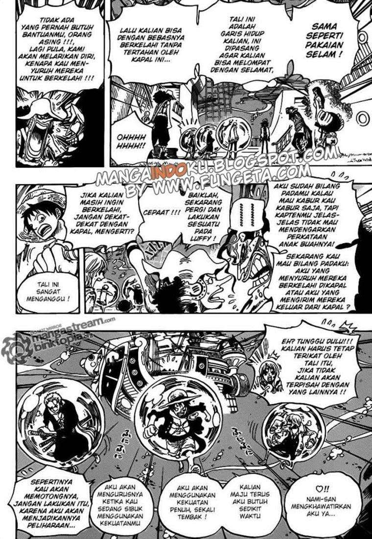 One Piece Chapter 605 Gambar 8