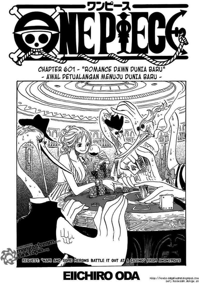 Baca Komik One Piece Chapter 601 Gambar 1