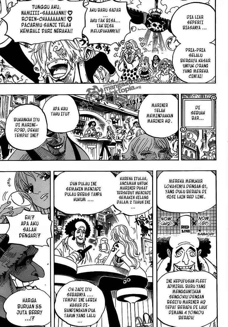 One Piece Chapter 598 Gambar 9