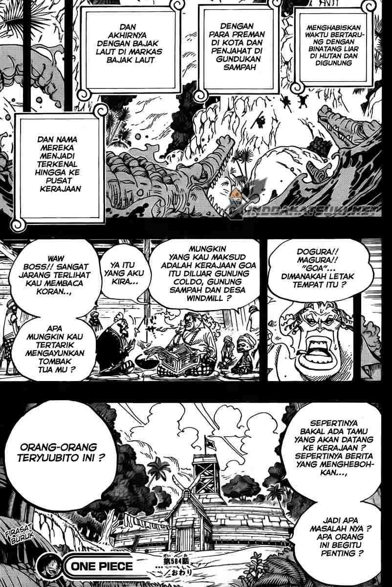 One Piece Chapter 584 Gambar 18