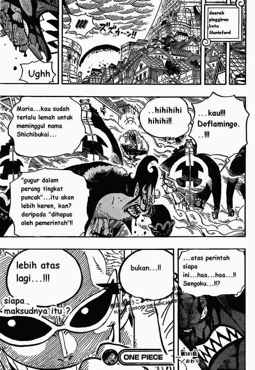 One Piece Chapter 581 Gambar 17