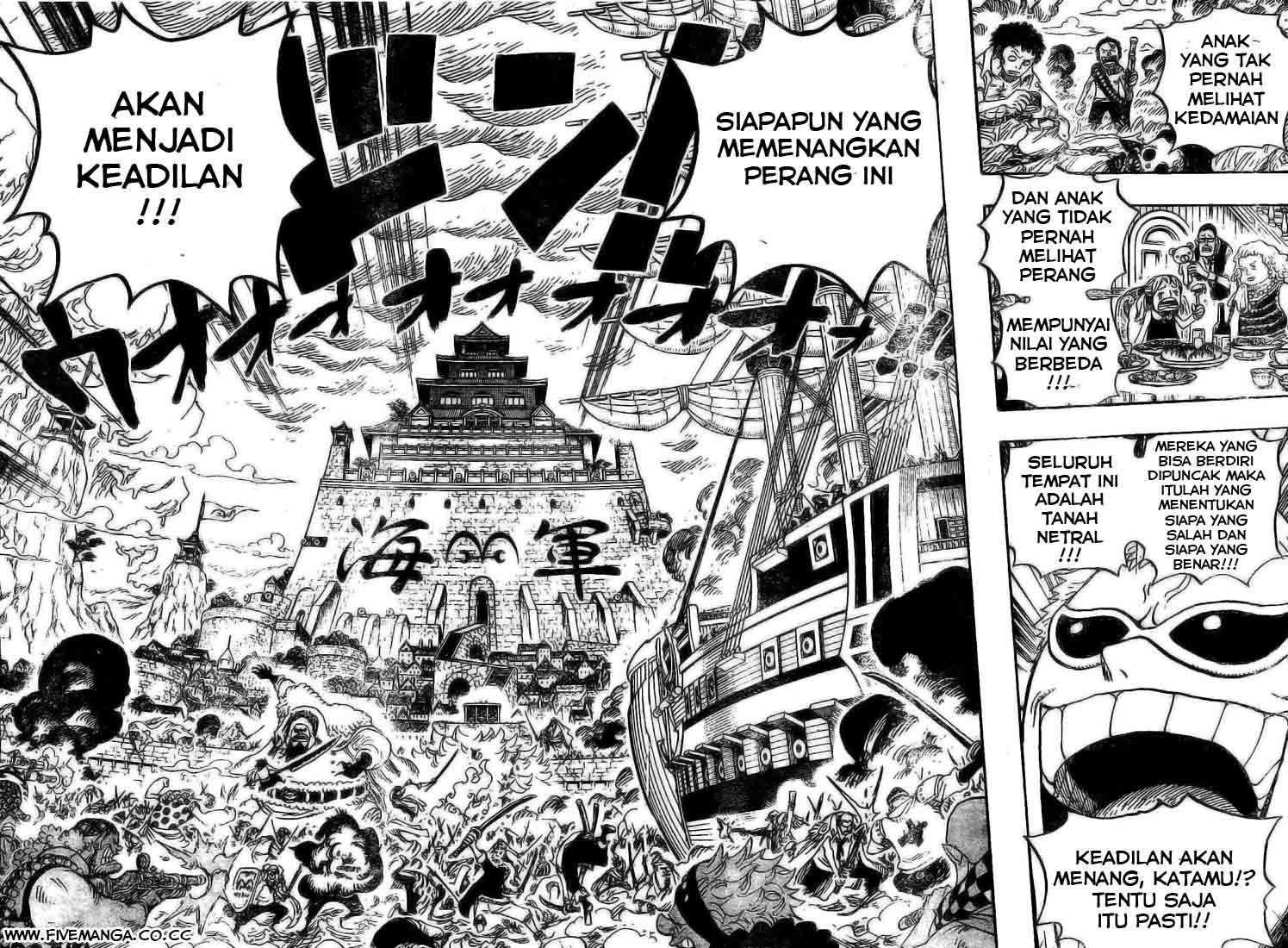 One Piece Chapter 556 Gambar 9