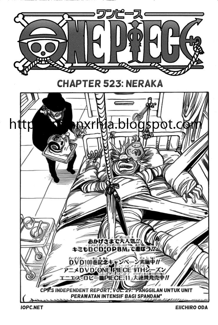 Baca Komik One Piece Chapter 523 Gambar 1