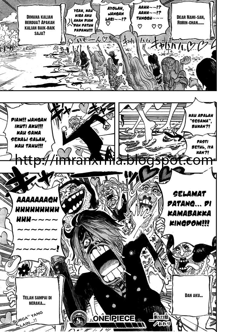 One Piece Chapter 523 Gambar 19