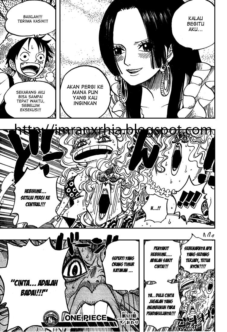 One Piece Chapter 522 Gambar 19