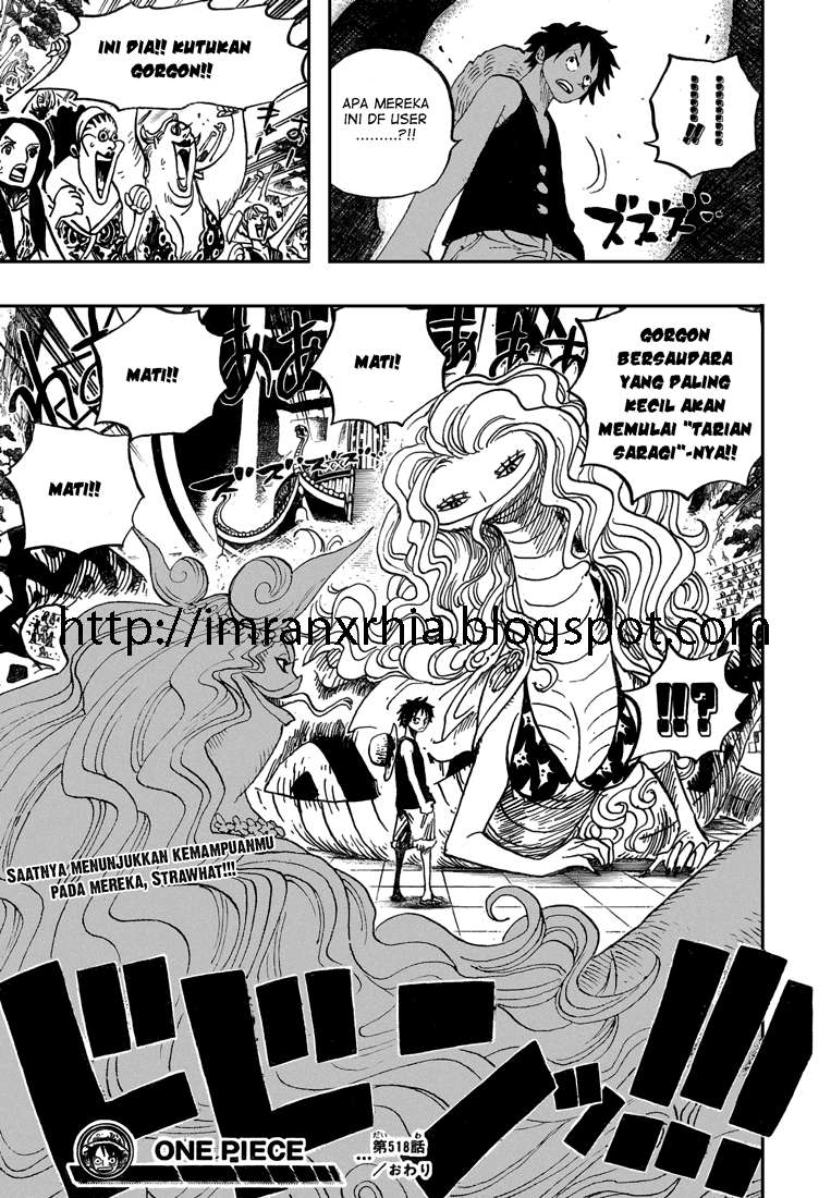 One Piece Chapter 518 Gambar 19