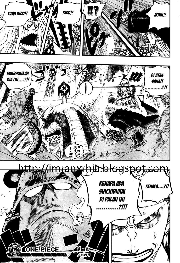 One Piece Chapter 505 Gambar 18