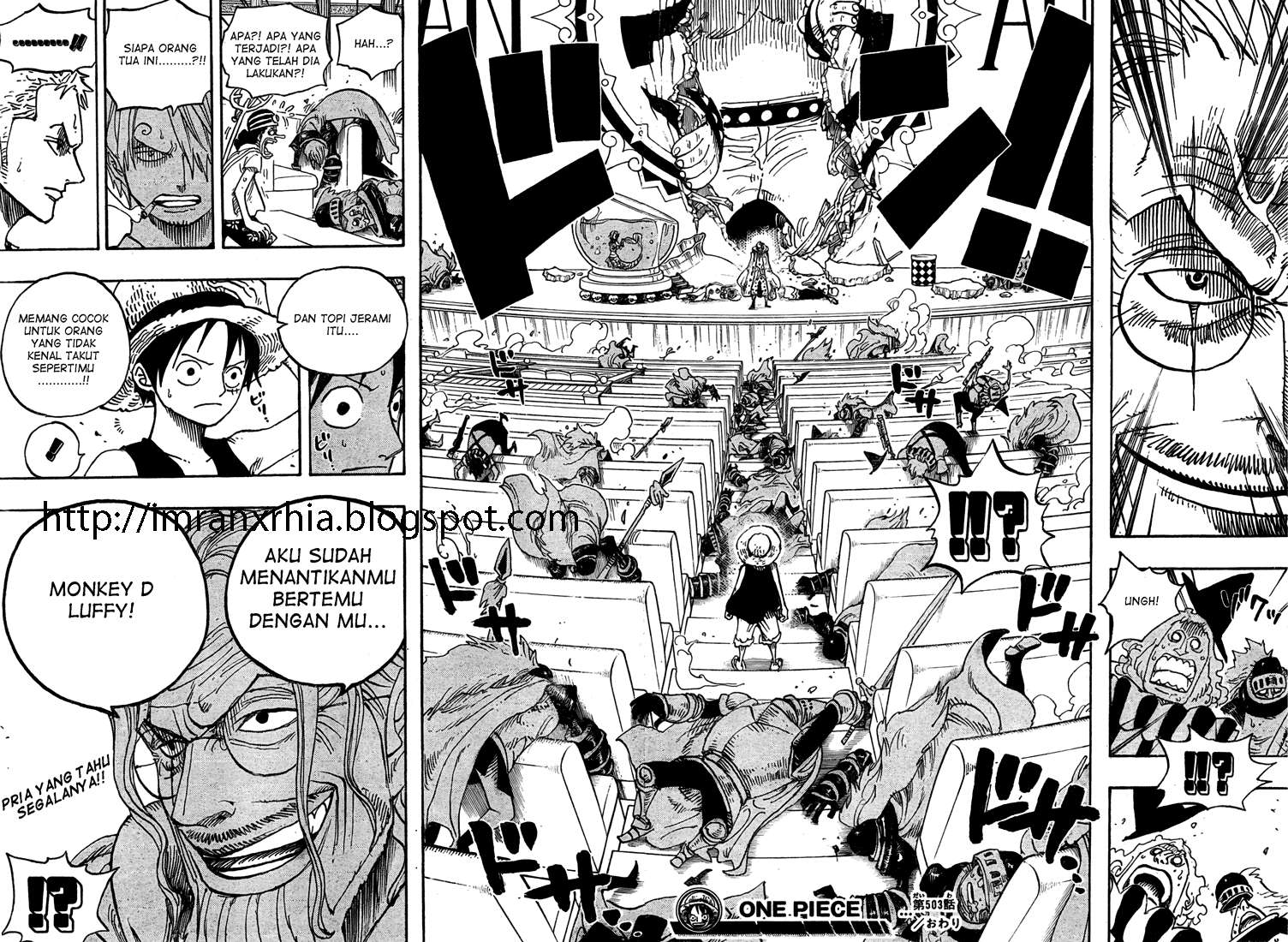 One Piece Chapter 503 Gambar 17