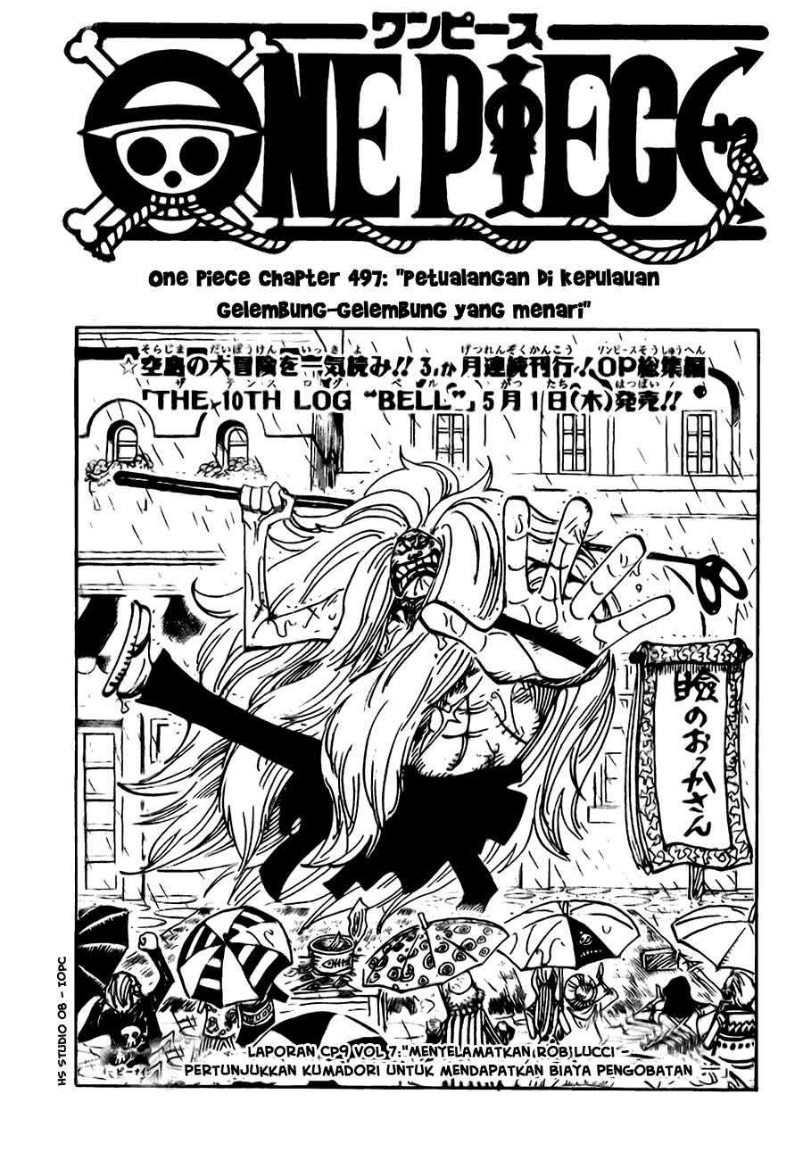 Baca Manga One Piece Chapter 497 Gambar 2