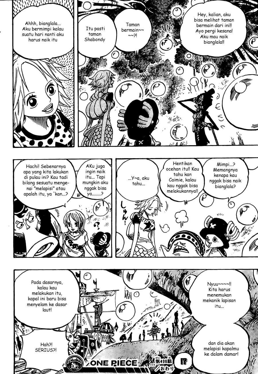 One Piece Chapter 496 17