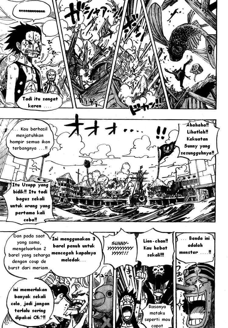 One Piece Chapter 495 Gambar 13