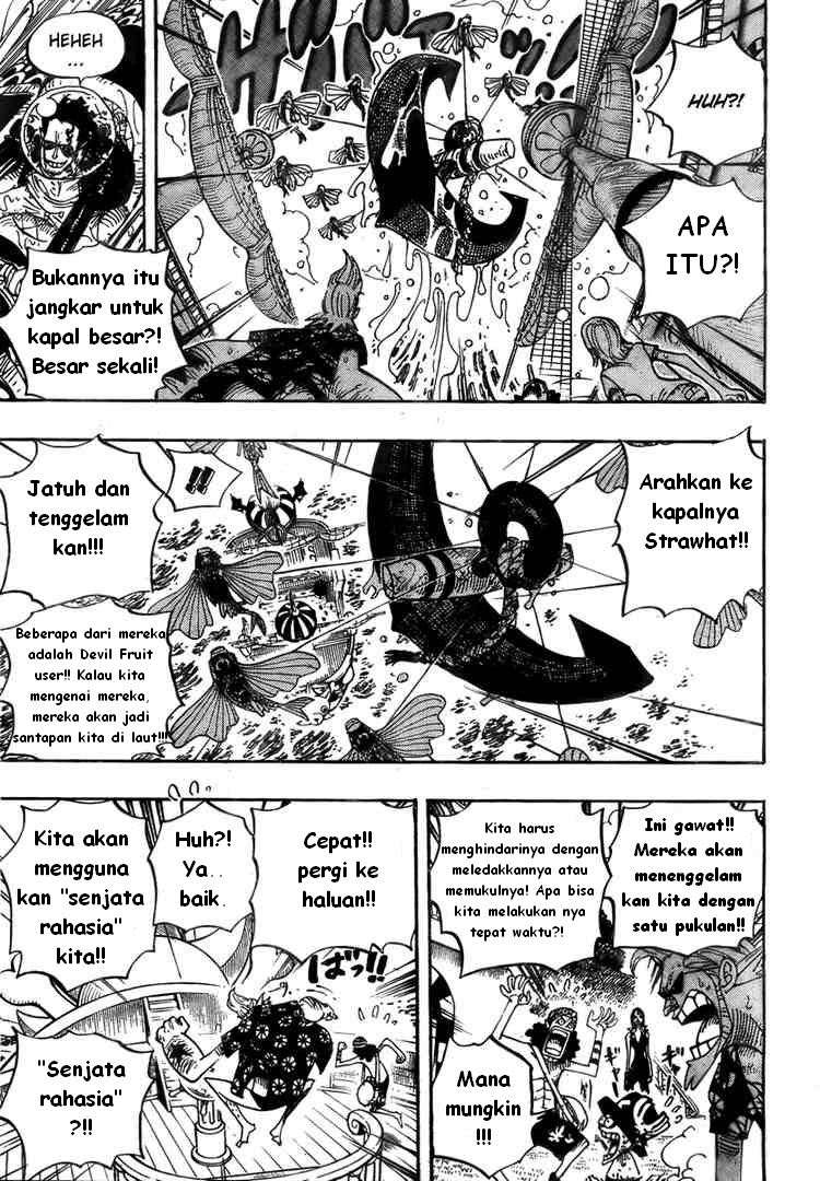 One Piece Chapter 495 Gambar 9