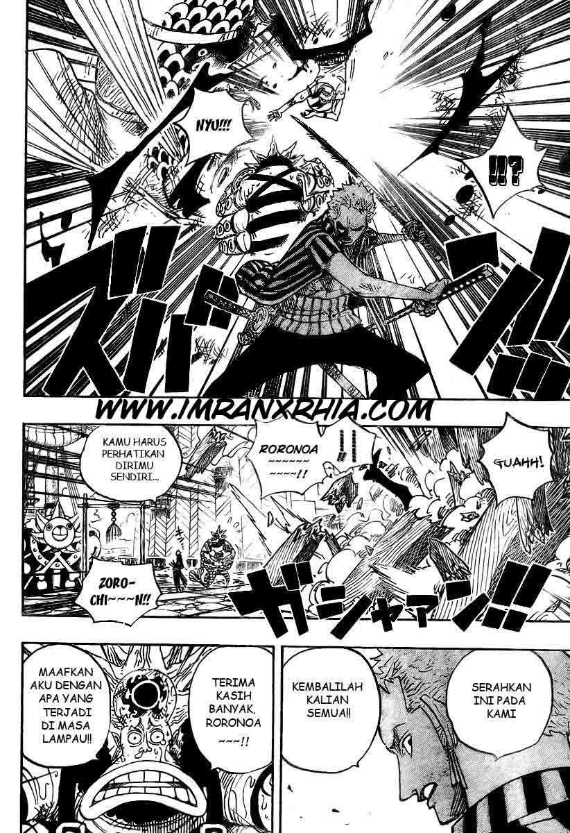 One Piece Chapter 493 Gambar 10