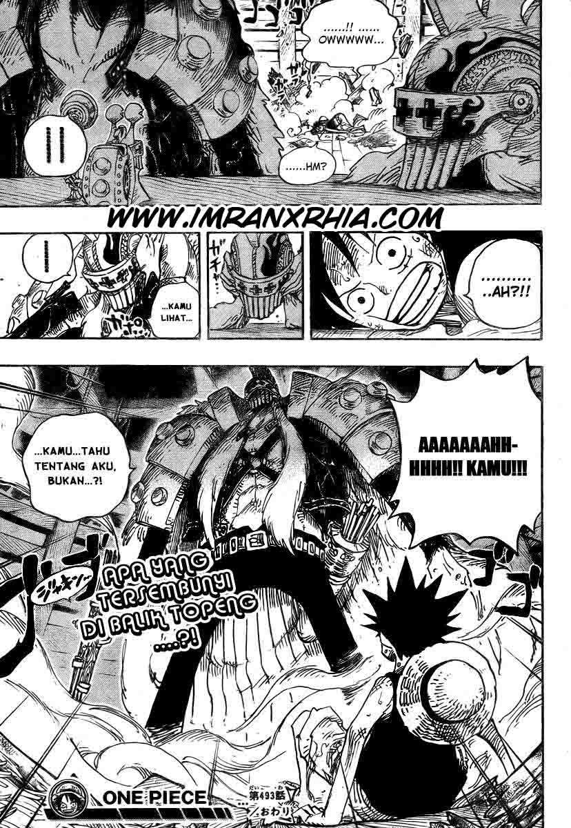One Piece Chapter 493 Gambar 19