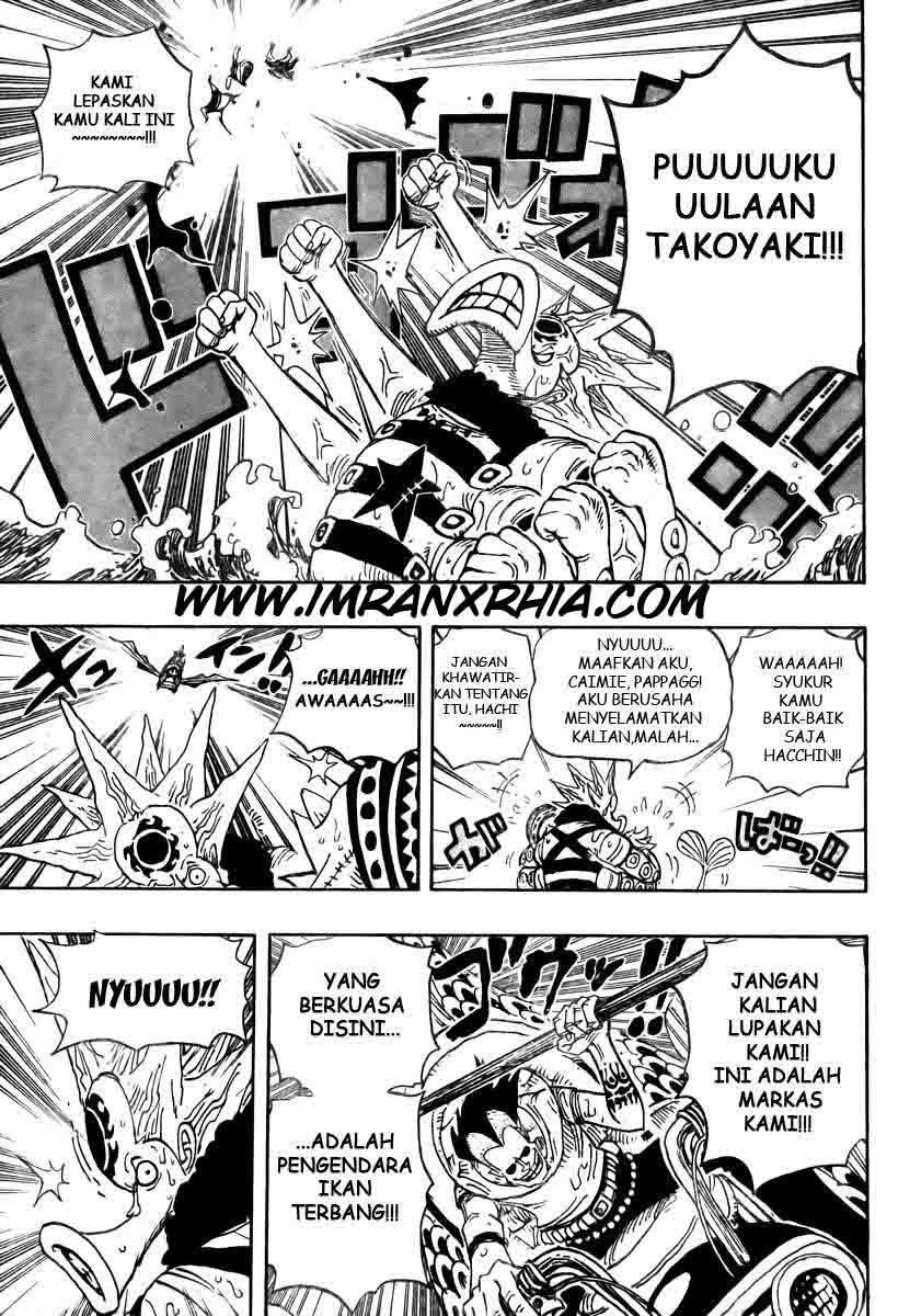One Piece Chapter 493 Gambar 9