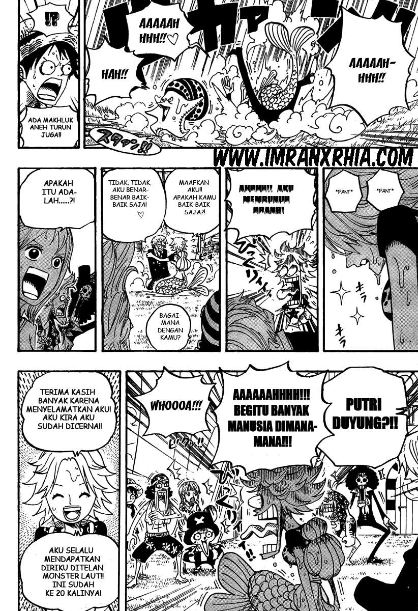 One Piece Chapter 490 Gambar 17
