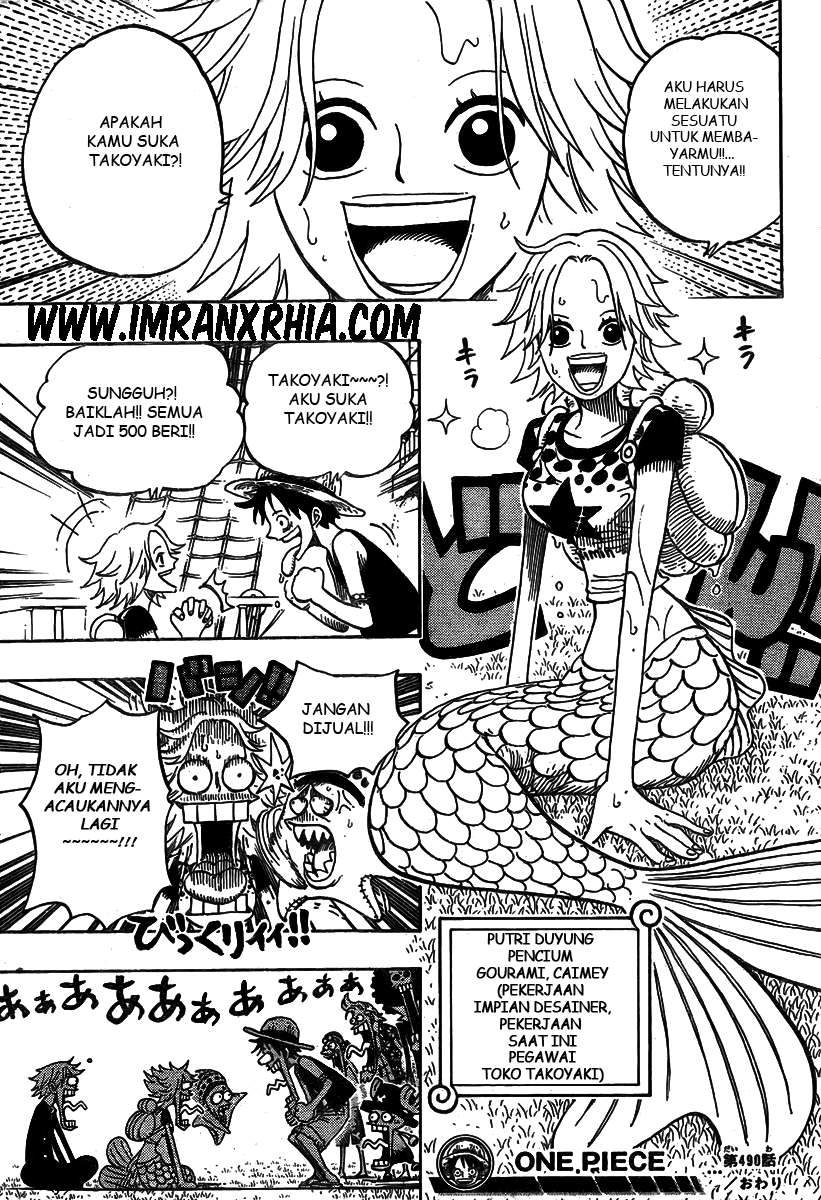 One Piece Chapter 490 Gambar 18