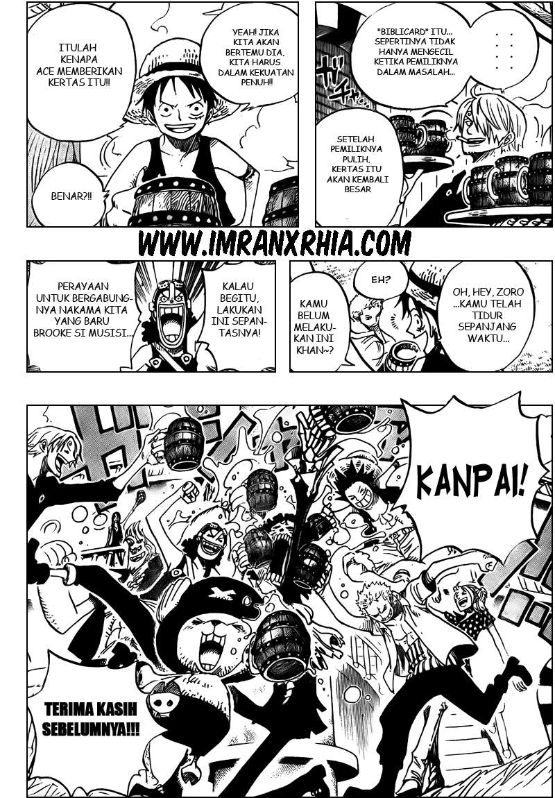 One Piece Chapter 490 Gambar 6