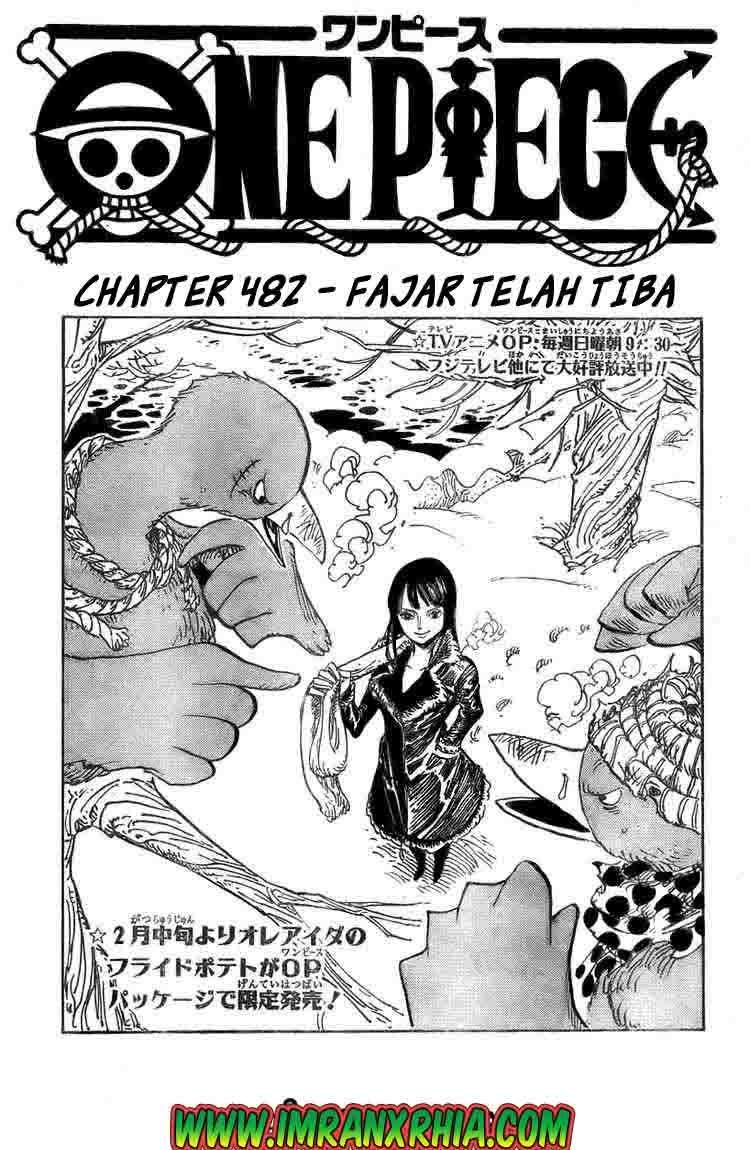 Baca Komik One Piece Chapter 482 Gambar 1