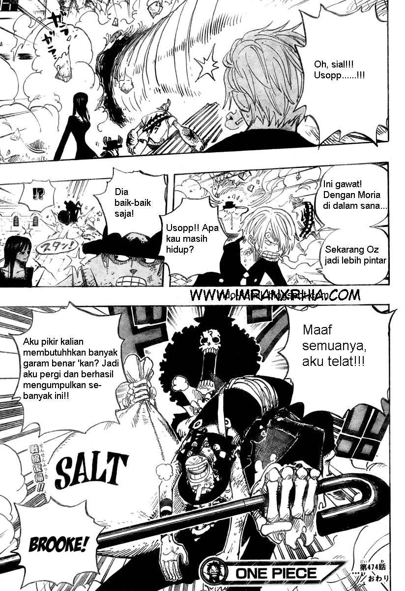 One Piece Chapter 474 Gambar 18